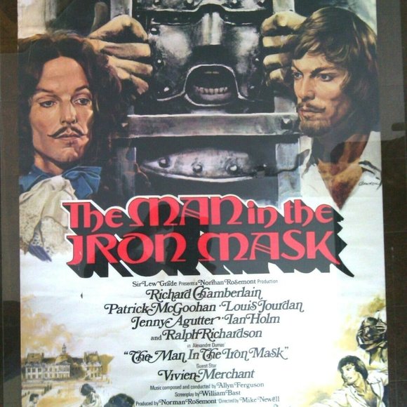 The Man in the Iron Mask Movie Poster Original Film Richard Chamberlain 1977 TV - Picture 10 of 16